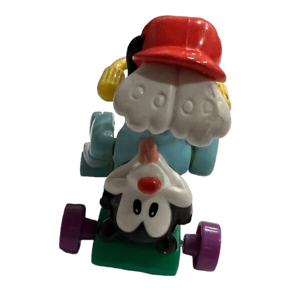 1993 McDonalds Happy Meal Toy Vintage Animaniacs TV Show Wakko On Tricycle - Picture 2 of 5
